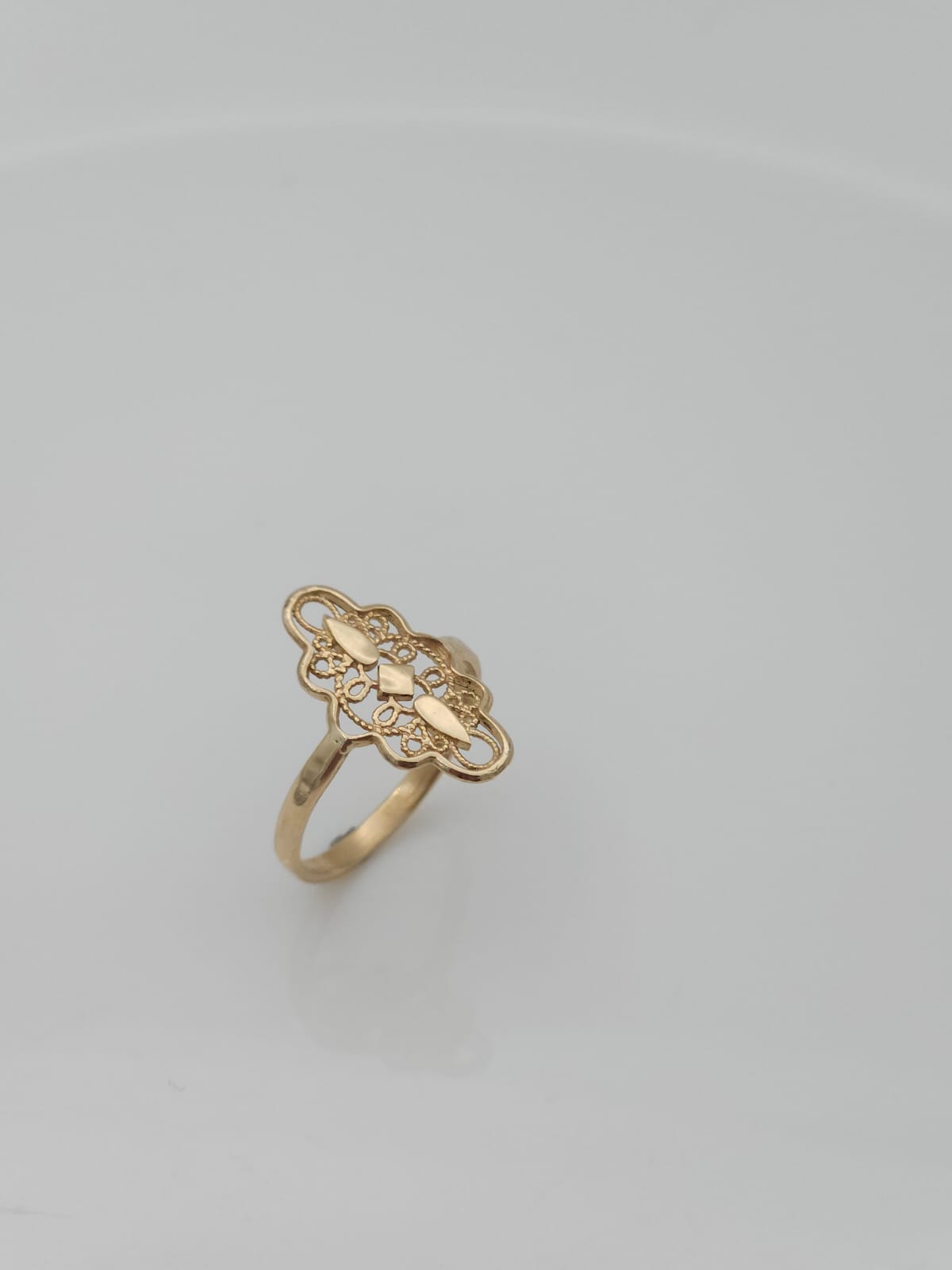 14K Gold Lace Ring