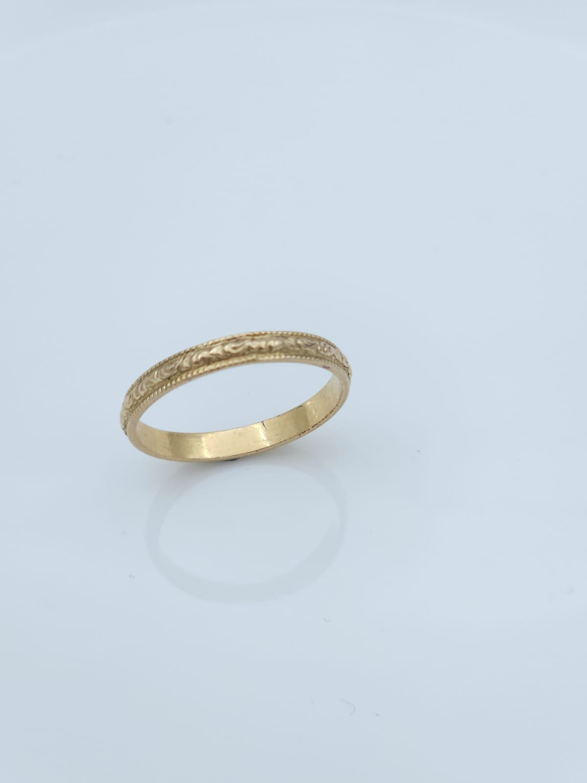 14K Gold Ring Decorated in a Moroccan Style