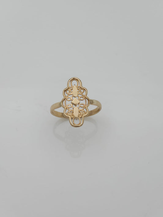 14K Gold Lace Ring