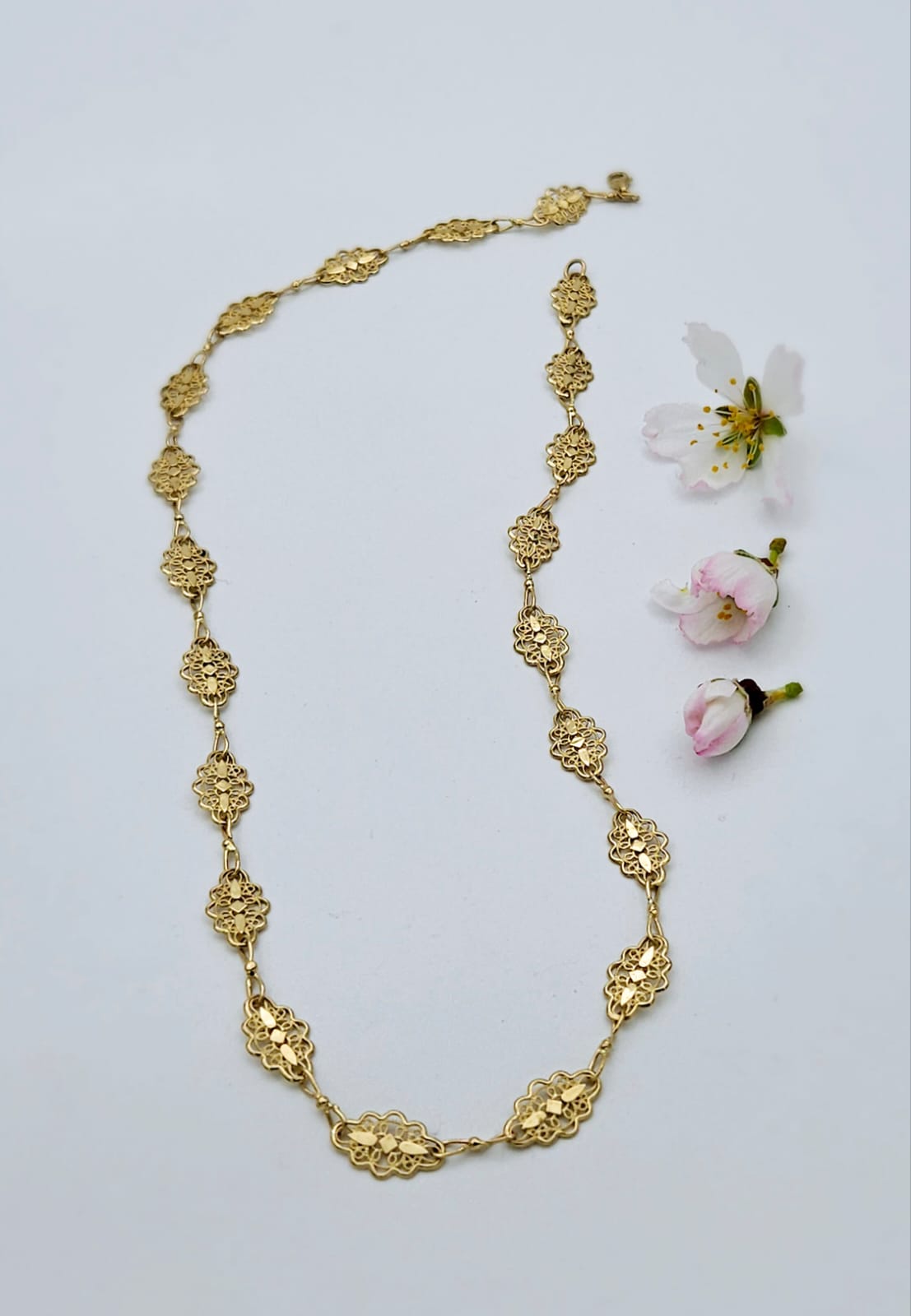 14K Gold Moroccan-Style Sittoir Necklace