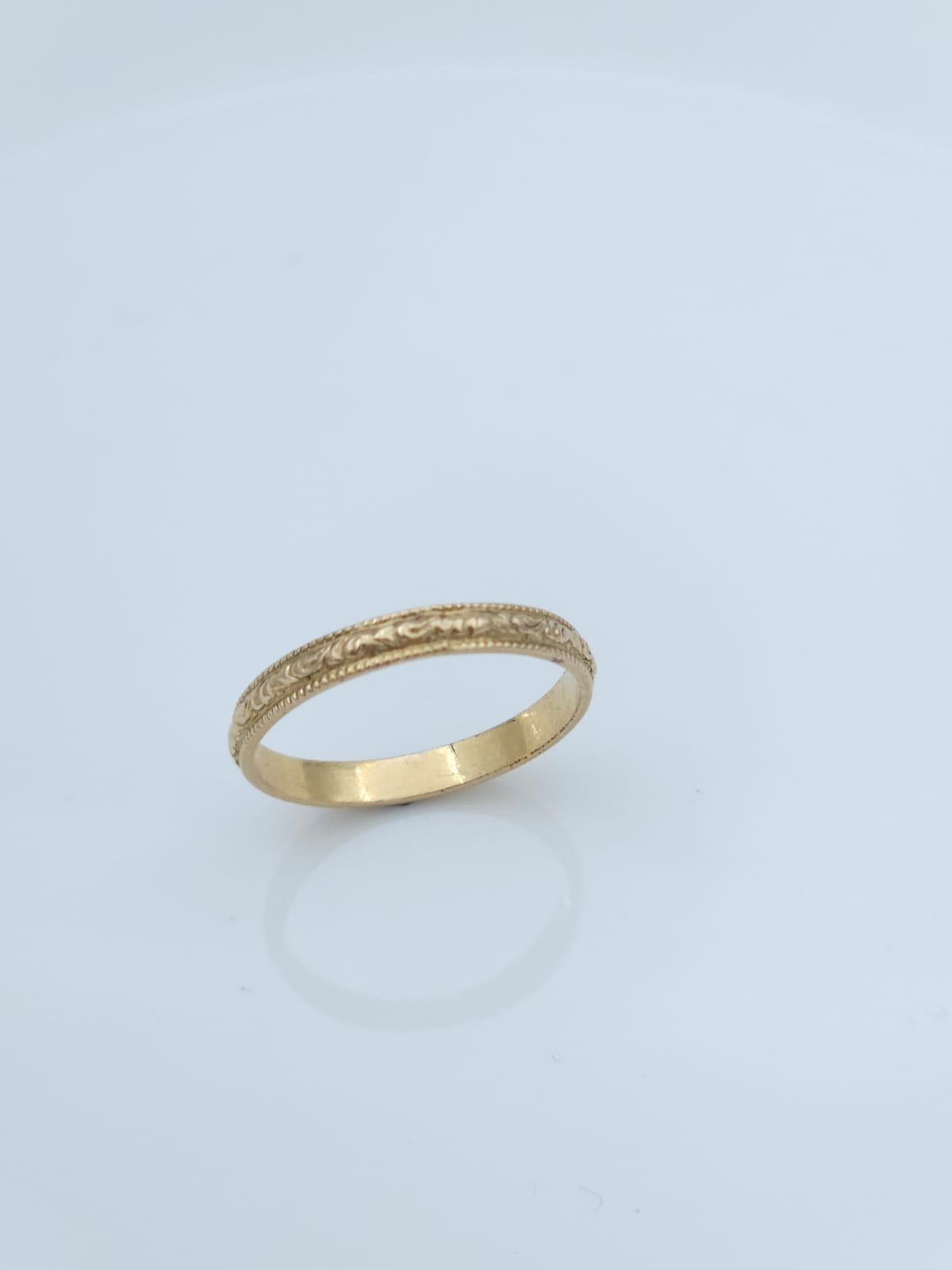 14K Gold Ring Decorated in a Moroccan Style