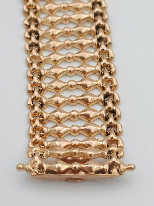 צמיד זהב אדום 14 קראט וינטג׳