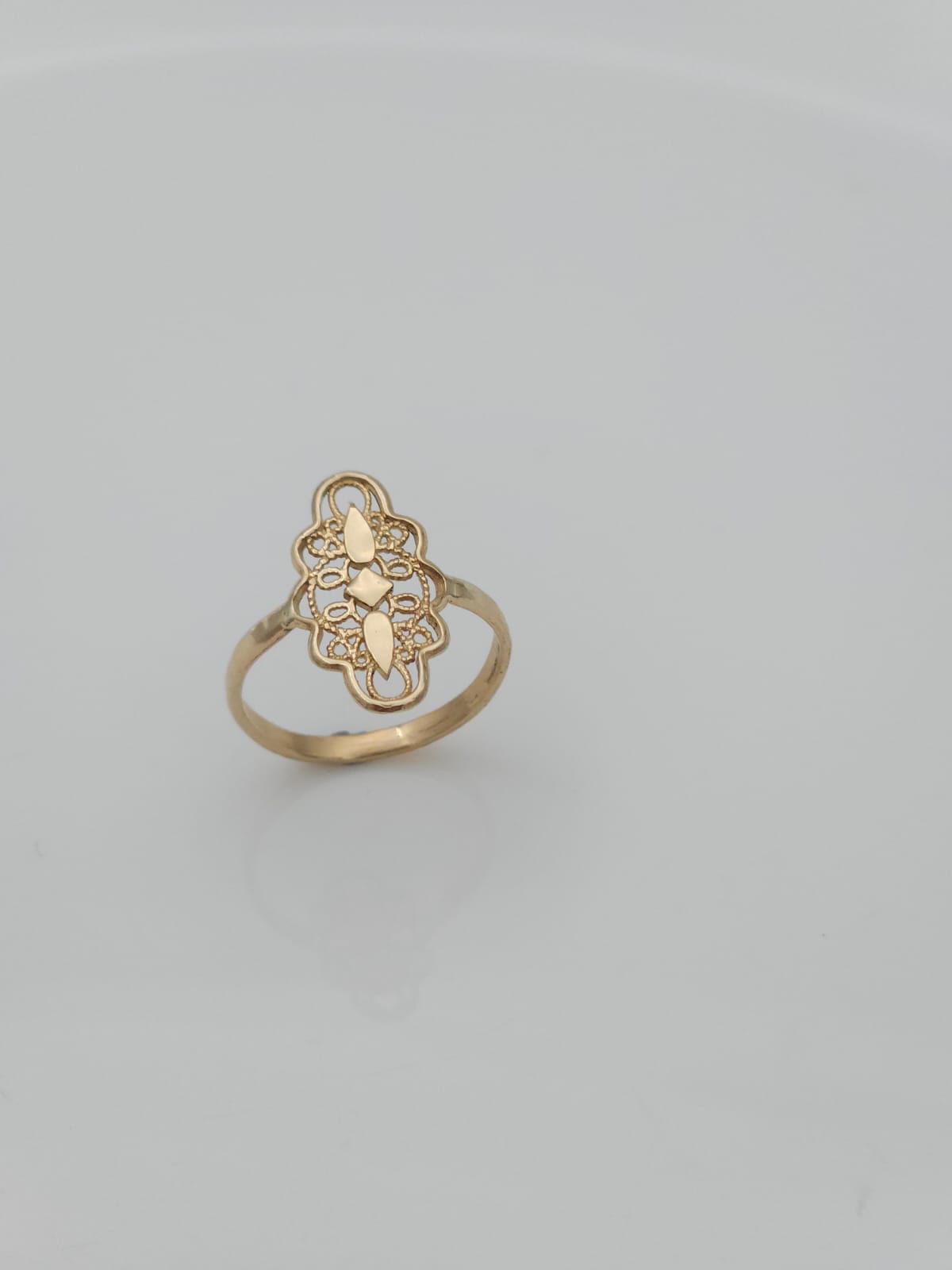 14K Gold Lace Ring
